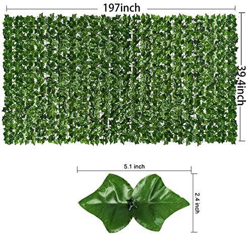 Artificial Ivy Privacy Fence (53.9 Sq Ft)