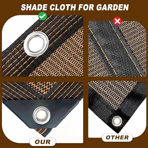 80% Sunblock Shade Cloth Net Resistant (5X6FT / Shade 80%)