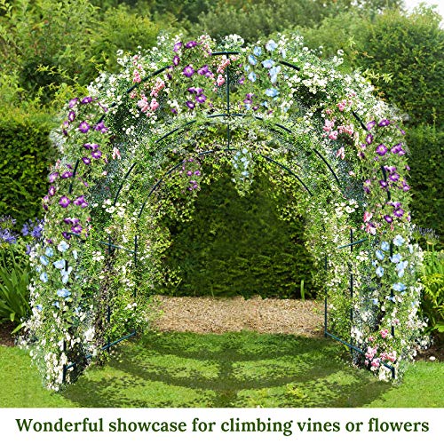 Multi Size Large Garden Support Arch Frame Climbing Plant Arch Arbor for Flowers