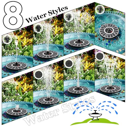 Solar Fountain Glass 3.5W 2000mAh (White)