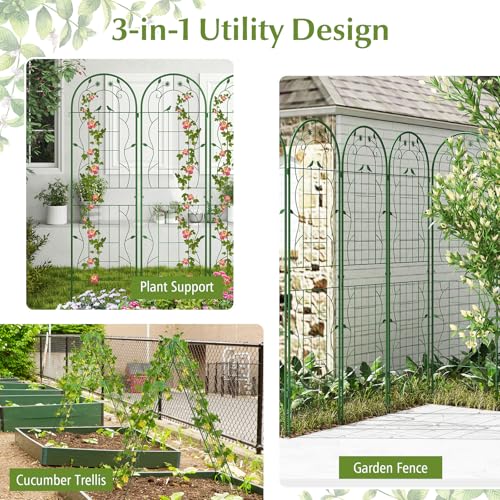 2 Pack Garden Trellis (71"x20" (2 Pack) / Green)