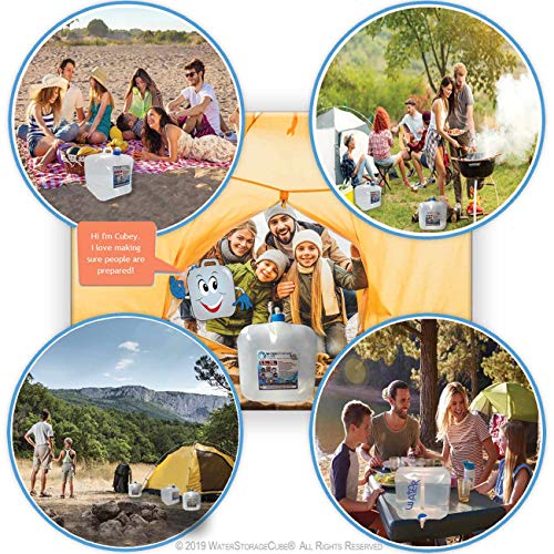 Collapsible Water Container with Spigot (2 Count)