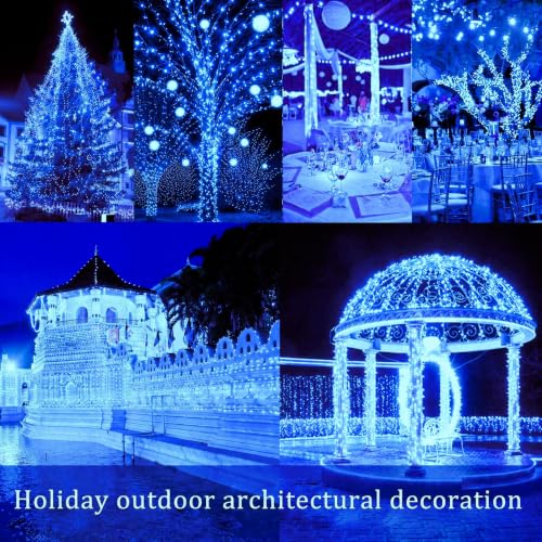 4 Pack Solar Fairy String Lights (Blue / 4 Pack)