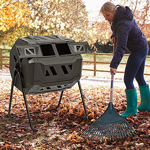Compost Tumbler (Black / 43 Gallon)