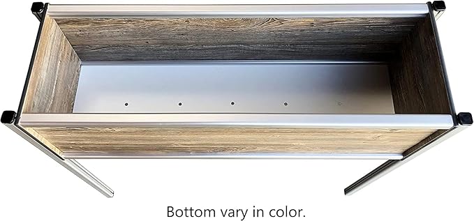 Foreman Raised Garden Bed with Legs- Outdoor Garden Box- 36”Lx12”Wx25”H Elevated Planter Box for Backyard Patio Balcony, Zebrano