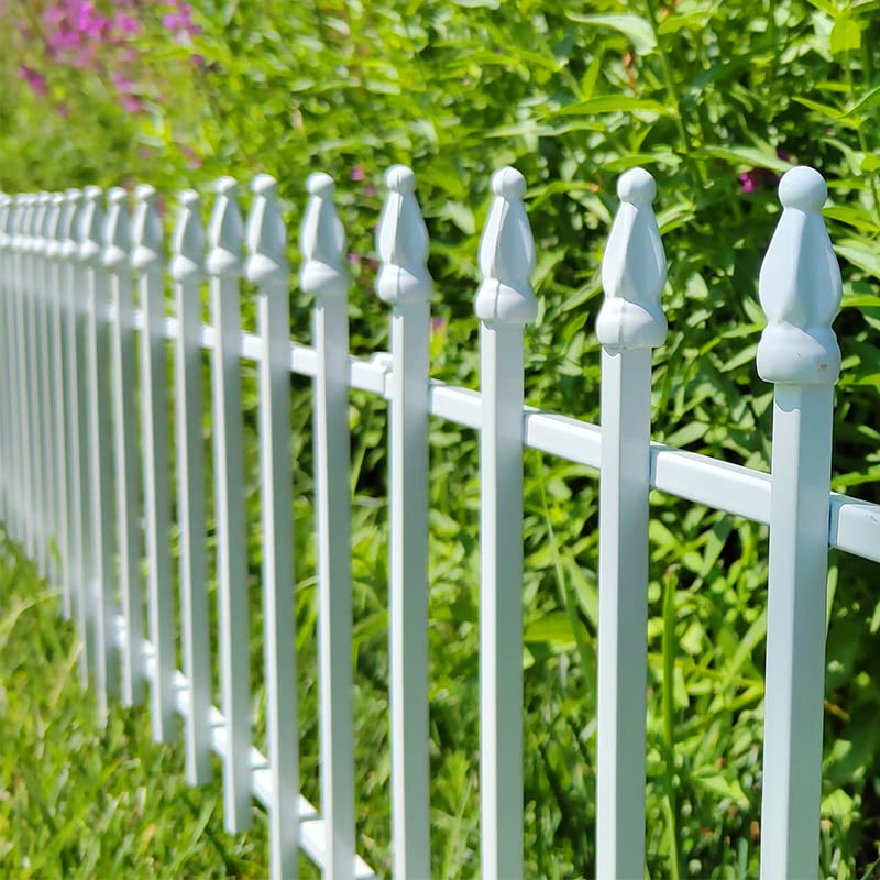 18"H x 22"W Decorative Metal Garden Border Fence (13.76 Sq Ft)