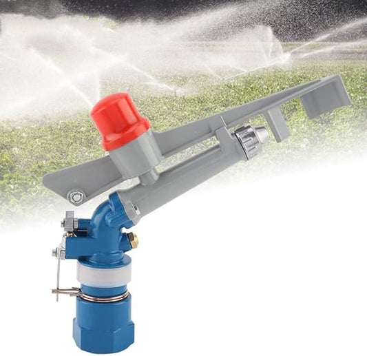 Irrigation Sprinkler Garden Water Spray Gun, Agricultural Irrigation Spray Gun, Large Area Agriculture Irrigation Watering Sprinkler, 360° Adjustable Watering, for Farms, Orchards, Tea Gardens, Fore