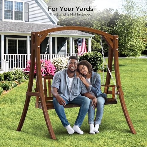 Upgraded 5 FT Wooden Porch Swing