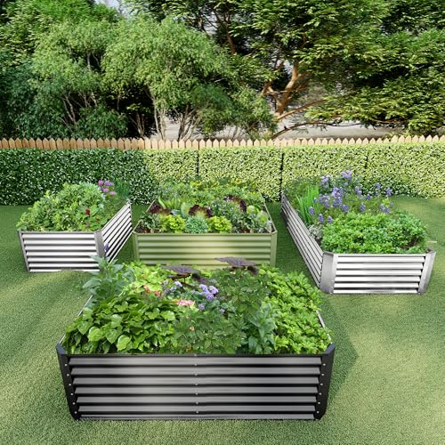 6x3x2FT Galvanized Raised Garden Bed