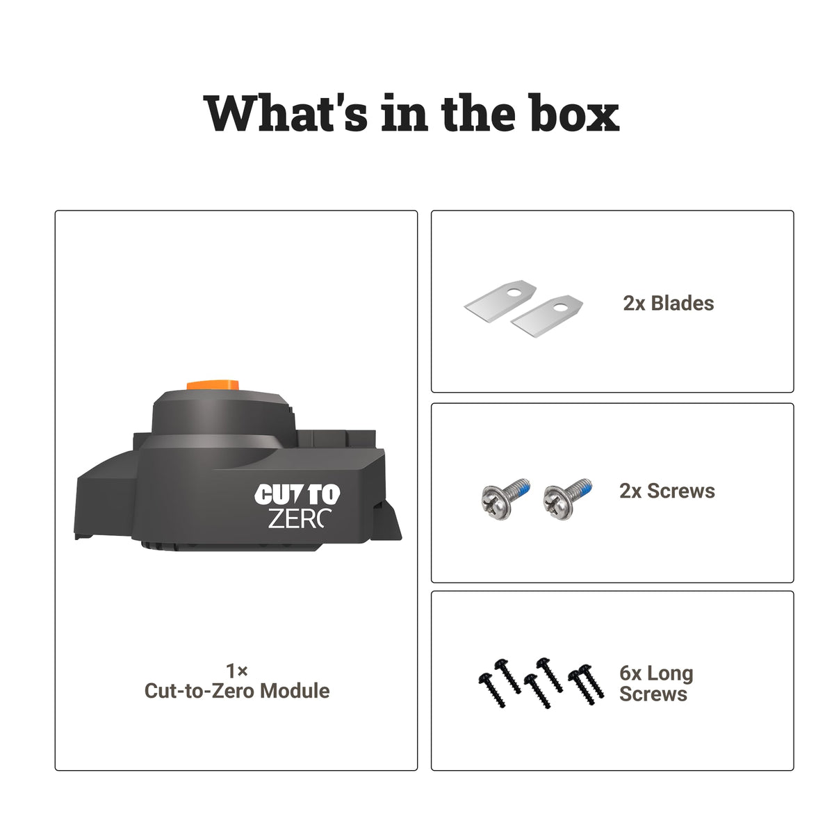 Cut-to-Zero Edge Cutting for Robotic Lawn Mowers, WA0927 (Accessories / Cut-to-Zero - 2WD)