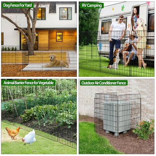 10 Panels Garden Fencing Animal Barrier (40in(H))
