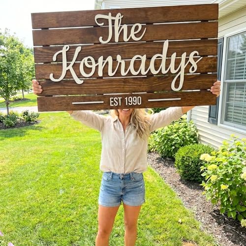 Wooden Name Sign Personalized and Custom (XX Large)
