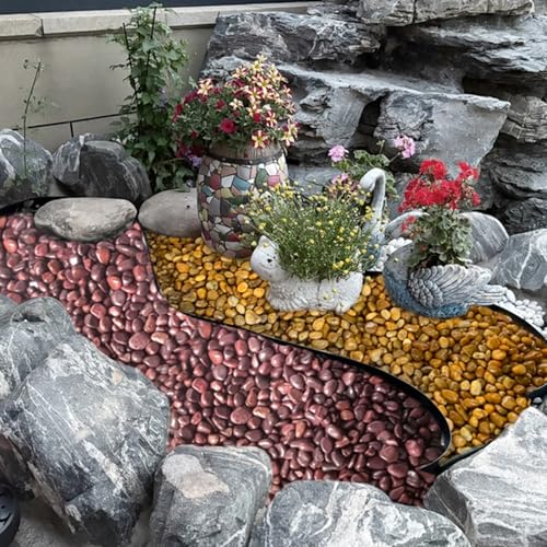 20 lbs Red River Rocks for Garden