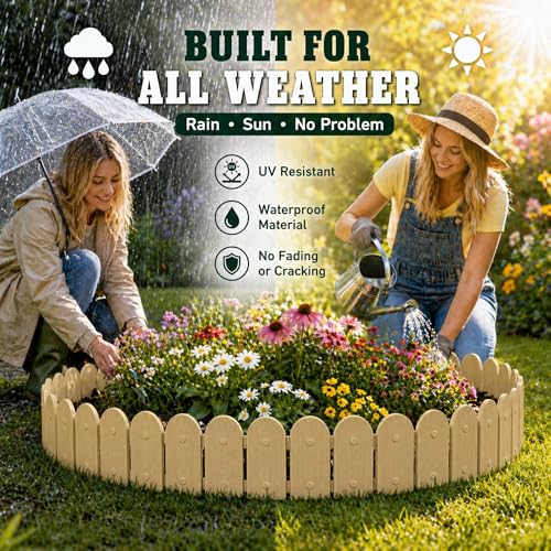 Garden Border Plastic Edging (Timber / 10ft.)