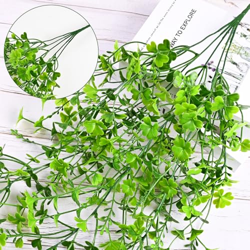Artificial Hanging Plants (Four Leaf Clover / 4Pcs Plants)