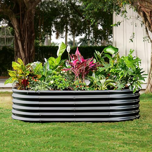 6x3x1.5ft Galvanized Raised Garden Bed Kit
