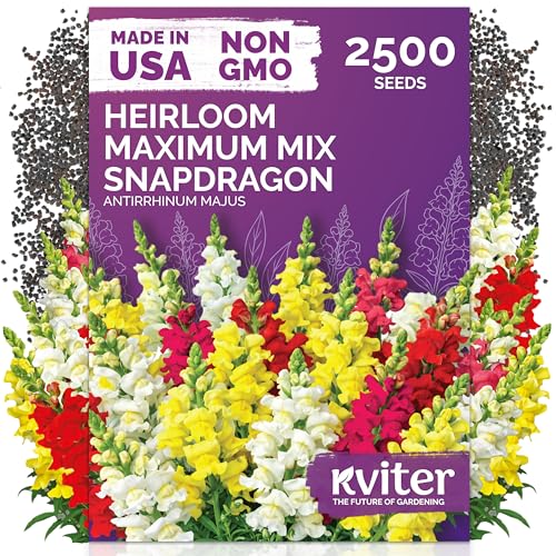 2 500 Maximum Mix Snapdragon Heirloom Flower Seeds