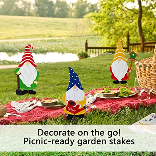 Garden Gnomes Decorative Stakes (Gnomes（mix）)