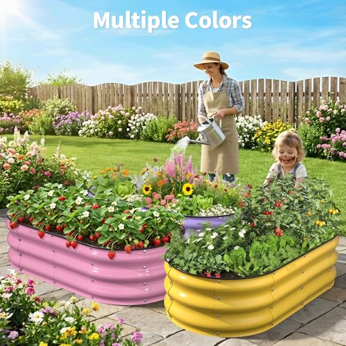 Raised Garden Bed (Midnight Blue / 4x2x1FT)