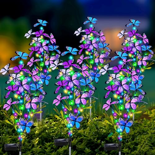 Solar Garden Lights Outdoor Waterproof (Colorful / 6 Pack)