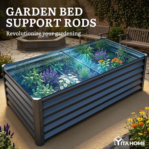 6x3x3ft Large Raised Garden Bed Kit (Black / 6x3x3ft)