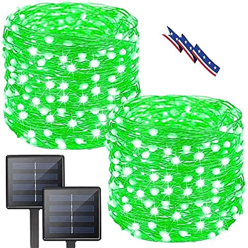 Solar String Lights Outdoor 2Pack 80FT 200LED 8 Modes Fairy Lights (2 Count)