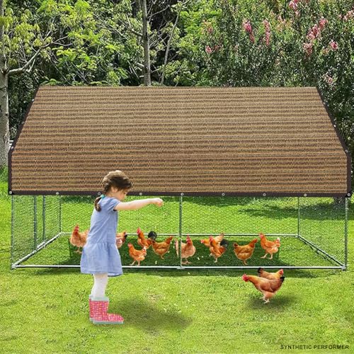 Shade Cloth 80% Sunblock Net with Metal Grommets and Reinforced Edges
