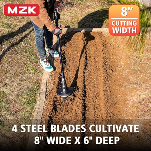 20V Cordless Tiller Cultivator (8 inch)