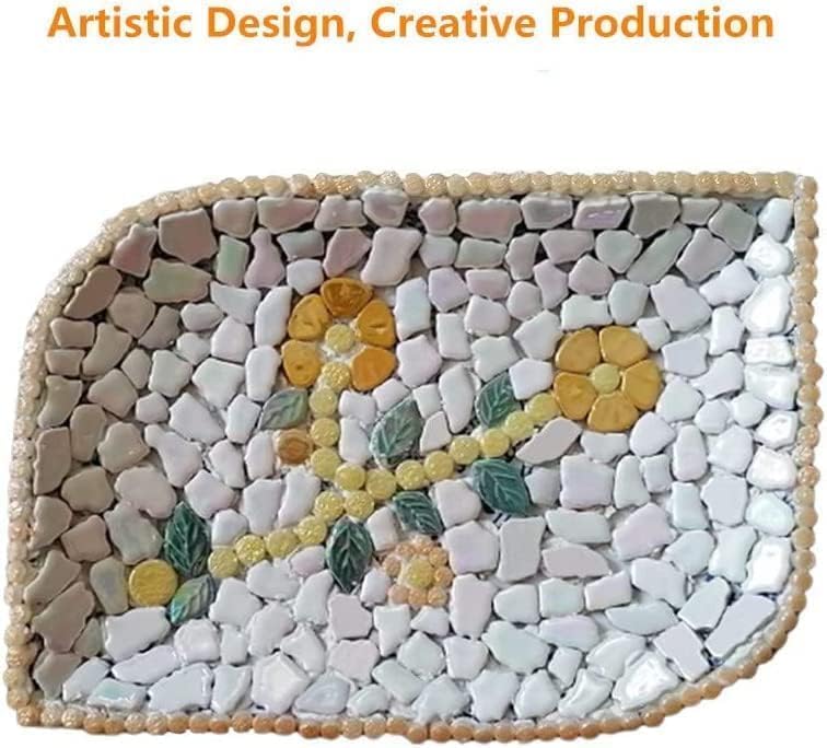 1.1LB Irregular Ceramics Mosaic Tiles (Deep Blue)