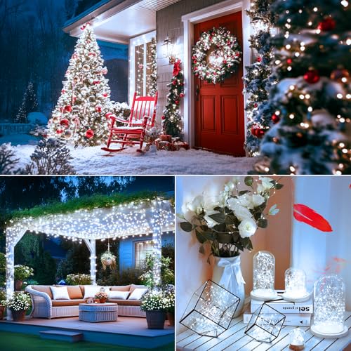 Solar Powered String Lights Outdoor Waterproof