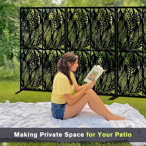 72" Metal Privacy Screen
