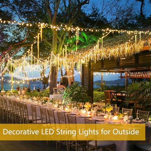 Solar Fairy Lights (Warm White / 2 Pack-200LED)