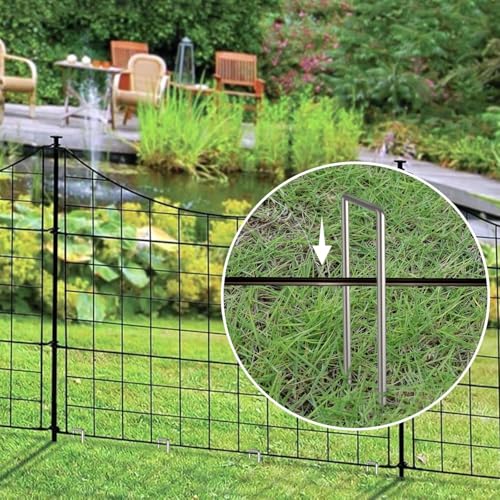 Landscape Staples 8 Inch Galvanized Anti (8'' x 50Pcs-11Ga / Silver)