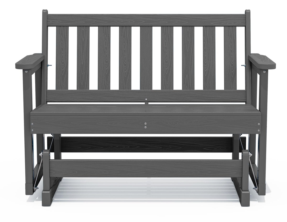 Outdoor Glider Chair (Charcoal Grey / 1 Pack)