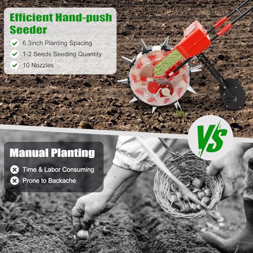 10 Row Manual Garden Seeder