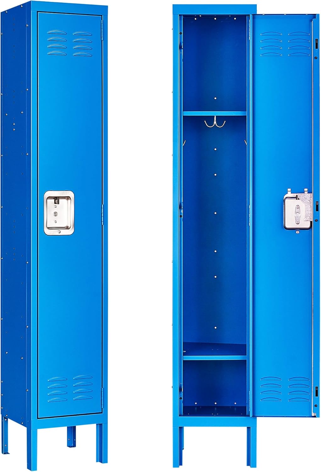 Letaya Lockers for Employees-Metal Storage Locker with Lock Door Steel Cabinet for School,Gym,Office,Staff (1 Door)