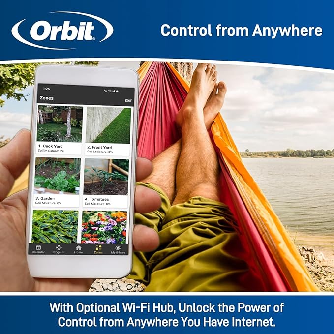 Orbit 24634 B-hyve XD 4-Port Smart Hose Watering Timer,(Pack of 3)