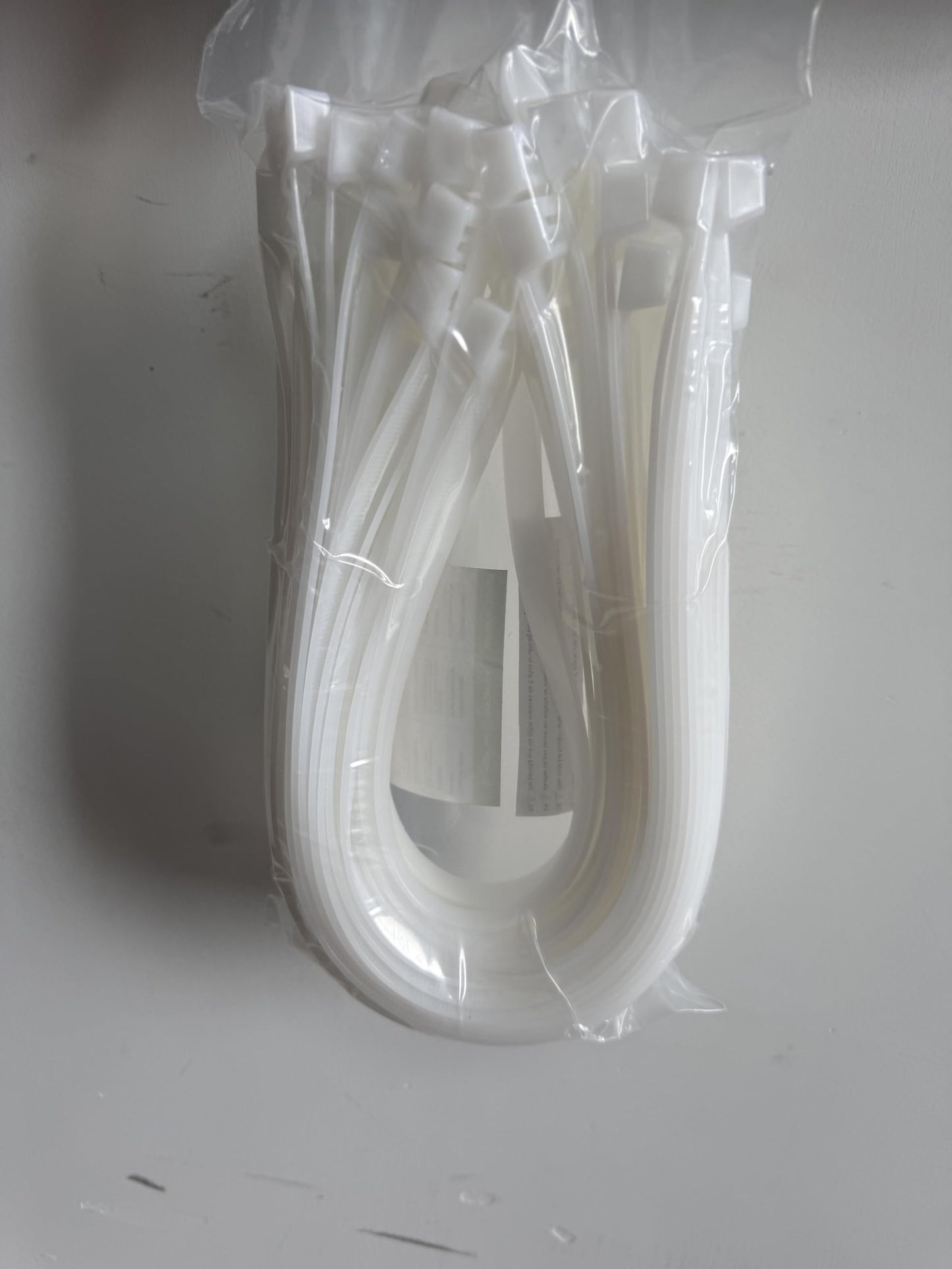26 inch White Zip Ties Heavy Duty 100 Pack (100 Count)