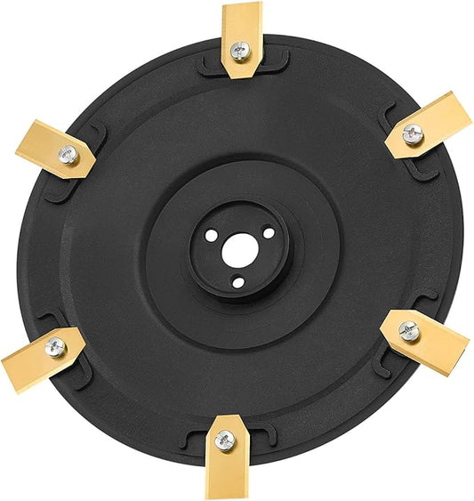 [Upgrade] Blade Discs + 6 Pieces Replacement Blades Compatible with Eufy E15 E18, TerraMow V600, V1000, S800 S1200, Lawn Mower Robot Blade Disc Rotary Disc