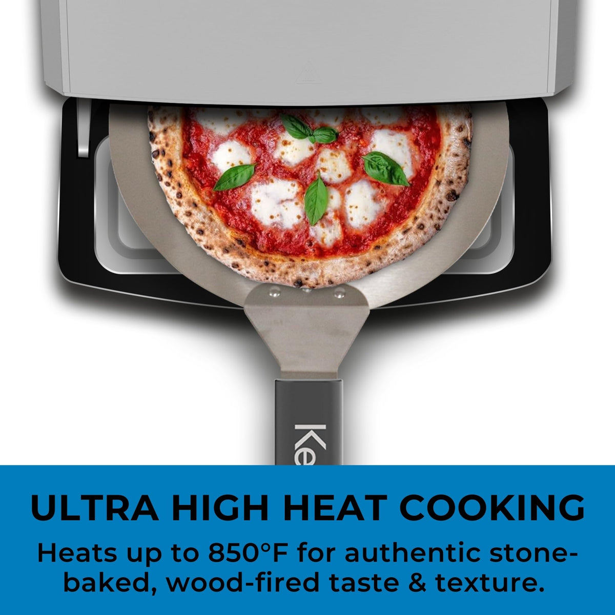 Kenmore Outdoor Indoor Electric Pizza Oven (Black & Silver)