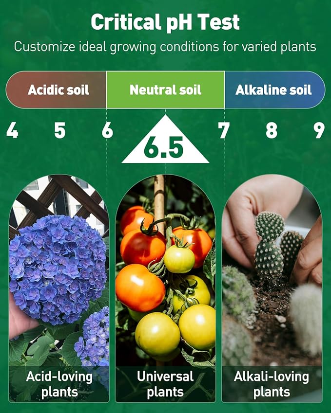 Pawfly 2 in 1 Soil Test Kit for pH & Nitrogen, 150 Strips Soil pH Test Kit, Soil pH Test Strips (3.5-9 Range), Soil Testing Kit for Lawn Garden Indoor & Outdoor Plants