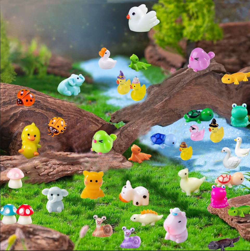 200 Pcs Mini Resin Animals