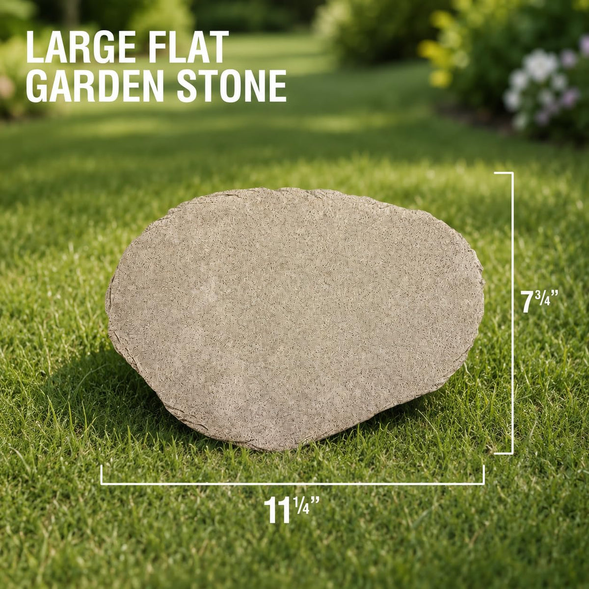 Always in Our Hearts Cross Personalized Memorial Garden Stone (Cross / Large)