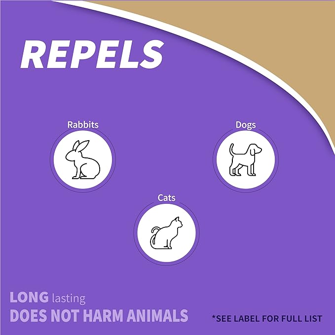 Bonide Go Away! Rabbit, Dog, & Cat Repellent Granules, 1 lb Ready-to-Use, Keep Dogs Off Lawn, Garden, Mulch & Flower Beds (Pack of 2)