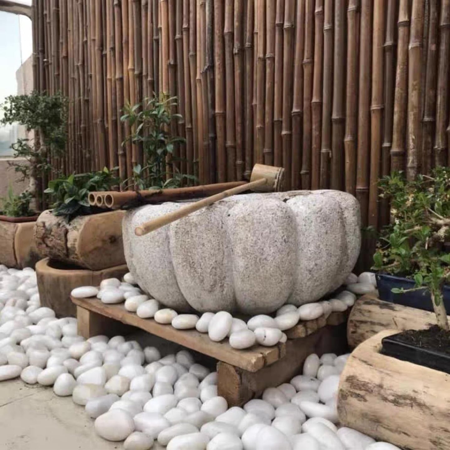 10 lbs Large River Rocks for Landscaping, 2-3 inch Polished White Pebbles for Plants, Decorative White Stones for Planters Vase Aquarium and Outdoor Garden Rocks