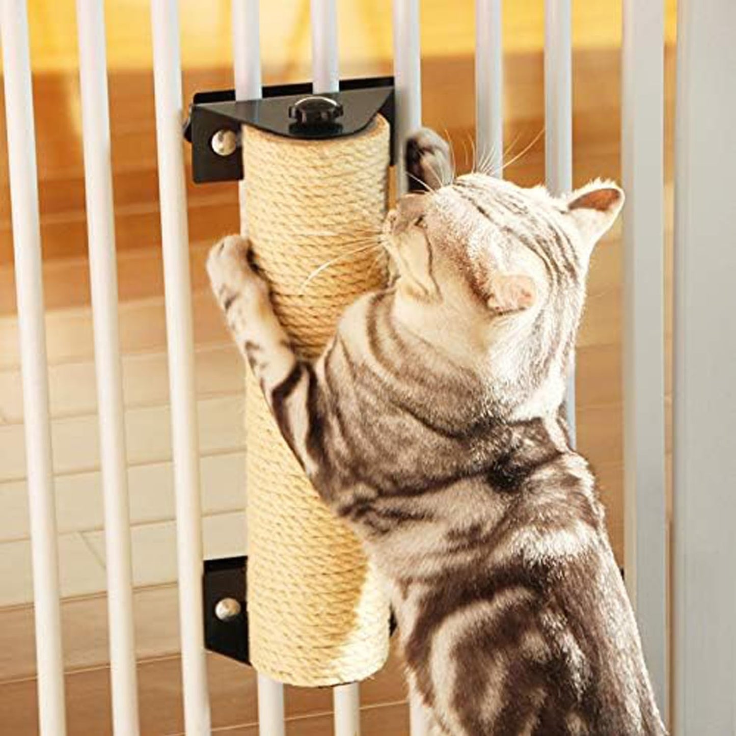 1/5 inch (5mm) x 328 ft (100Meter) Natural Sisal Hemp Rope Heavy Duty Thick Twine for Cat Scratcher Post Tree, Garden, Binding, Crafts Packing Material