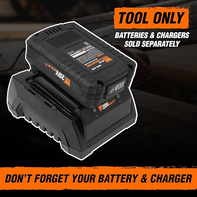 WEN Cordless Metal Shear, Variable Speed (Tool Only, 20V Max Battery Not Included) (20314BT)