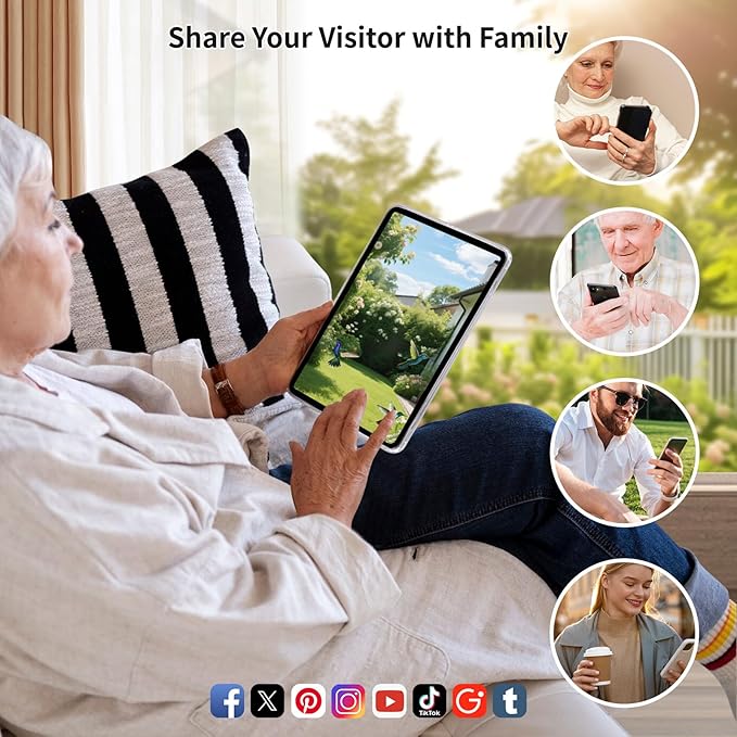 Smart Bird Feeder with Camera, Birds AI Identify, Motion Detection with Real-Time Notice, WiFi FHD Bird Camera, Auto Capture, Solar Powered Outdoor Charging Bird House, IP65 Waterproof,Yellow