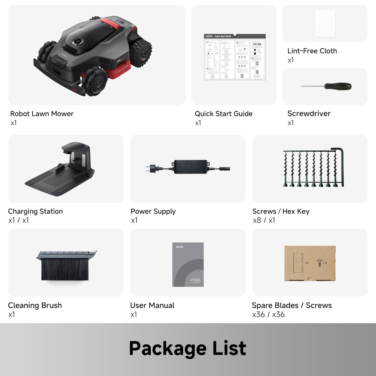LiDAX Ultra 2000 AWD Robot Lawn Mower Wire Free RTK Free for up to 0.5 Acre*Dual Maps (2000 AWD: Mows up to 0.5acre)