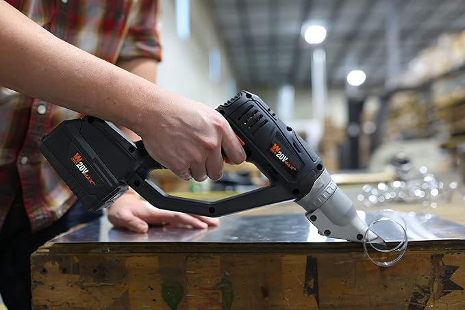 WEN Cordless Metal Shear, Variable Speed (Tool Only, 20V Max Battery Not Included) (20314BT)